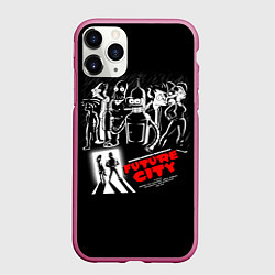 Чехол iPhone 11 Pro матовый Future City