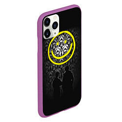 Чехол iPhone 11 Pro матовый Sherlock Smile, цвет: 3D-фиолетовый — фото 2