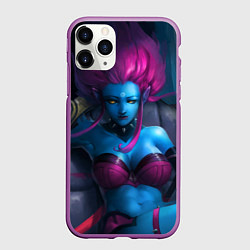 Чехол iPhone 11 Pro матовый Hair Evelynn, цвет: 3D-фиолетовый