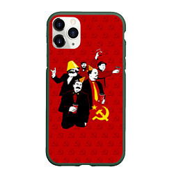 Чехол iPhone 11 Pro матовый Communist Party, цвет: 3D-темно-зеленый