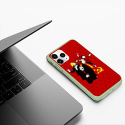 Чехол iPhone 11 Pro матовый Communist Party, цвет: 3D-салатовый — фото 2