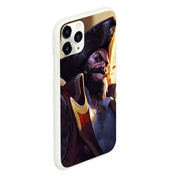 Чехол iPhone 11 Pro матовый Pirate, цвет: 3D-белый — фото 2