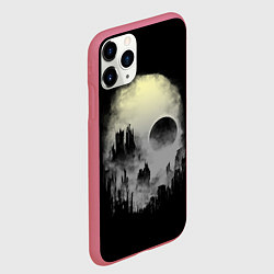 Чехол iPhone 11 Pro матовый Мертвый туман, цвет: 3D-малиновый — фото 2