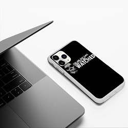 Чехол iPhone 11 Pro матовый Watch Dogs 2, цвет: 3D-белый — фото 2