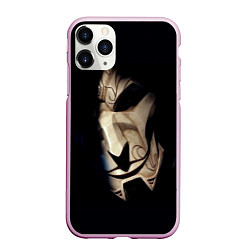 Чехол iPhone 11 Pro матовый Маска, цвет: 3D-розовый