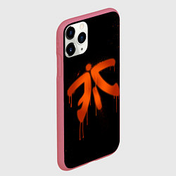 Чехол iPhone 11 Pro матовый Fnatic: Black collection, цвет: 3D-малиновый — фото 2