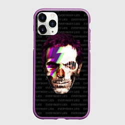 Чехол iPhone 11 Pro матовый Dr. Dead House, цвет: 3D-фиолетовый