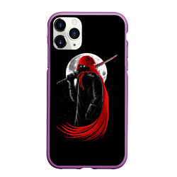 Чехол iPhone 11 Pro матовый Лунный убийца, цвет: 3D-фиолетовый