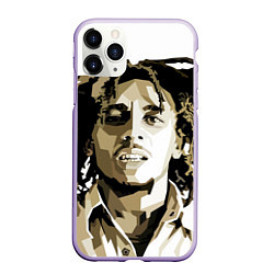 Чехол iPhone 11 Pro матовый Bob Marley: Mono