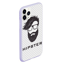 Чехол iPhone 11 Pro матовый Hipster, цвет: 3D-светло-сиреневый — фото 2