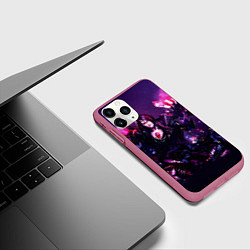 Чехол iPhone 11 Pro матовый Тарик, цвет: 3D-малиновый — фото 2