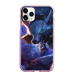 Чехол iPhone 11 Pro матовый Warwick, цвет: 3D-розовый