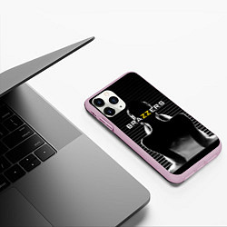 Чехол iPhone 11 Pro матовый Brazzers - контрсвет, цвет: 3D-розовый — фото 2