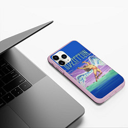 Чехол iPhone 11 Pro матовый Led Zeppelin: Angel, цвет: 3D-розовый — фото 2
