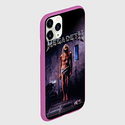 Чехол iPhone 11 Pro матовый Megadeth: Madness, цвет: 3D-фиолетовый — фото 2