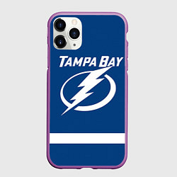 Чехол iPhone 11 Pro матовый Tampa Bay: Nesterov, цвет: 3D-фиолетовый