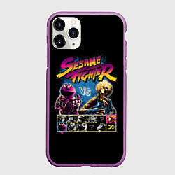 Чехол iPhone 11 Pro матовый Sesame Fighter, цвет: 3D-фиолетовый