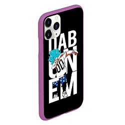 Чехол iPhone 11 Pro матовый Super God Dab, цвет: 3D-фиолетовый — фото 2