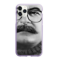 Чехол iPhone 11 Pro матовый Stalin: Style in, цвет: 3D-светло-сиреневый