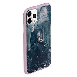 Чехол iPhone 11 Pro матовый Шерлок и Ватсон, цвет: 3D-розовый — фото 2