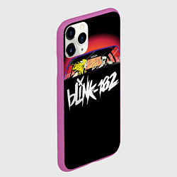 Чехол iPhone 11 Pro матовый Blink-182, цвет: 3D-фиолетовый — фото 2