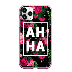 Чехол iPhone 11 Pro матовый Анна, цвет: 3D-розовый