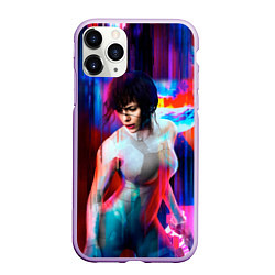 Чехол iPhone 11 Pro матовый Ghost In The Shell 13, цвет: 3D-сиреневый