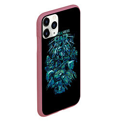 Чехол iPhone 11 Pro матовый Ghost In The Shell 7, цвет: 3D-малиновый — фото 2