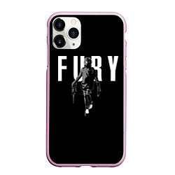 Чехол iPhone 11 Pro матовый Tretij rebenok Fury, цвет: 3D-розовый