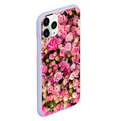 Чехол iPhone 11 Pro матовый Розовый рай, цвет: 3D-светло-сиреневый — фото 2