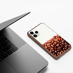 Чехол iPhone 11 Pro матовый Coffee, цвет: 3D-коричневый — фото 2