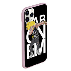 Чехол iPhone 11 Pro матовый Dab On Em Rap, цвет: 3D-розовый — фото 2