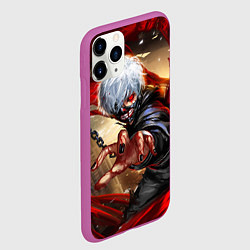 Чехол iPhone 11 Pro матовый Blood, цвет: 3D-фиолетовый — фото 2