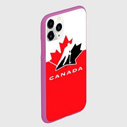Чехол iPhone 11 Pro матовый Canada Team, цвет: 3D-фиолетовый — фото 2