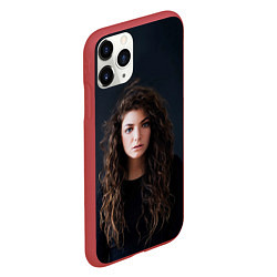 Чехол iPhone 11 Pro матовый Lorde, цвет: 3D-красный — фото 2