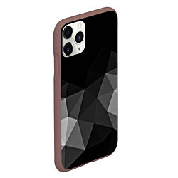 Чехол iPhone 11 Pro матовый Abstract gray, цвет: 3D-коричневый — фото 2