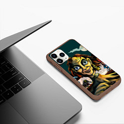Чехол iPhone 11 Pro матовый Король и Шут, цвет: 3D-коричневый — фото 2