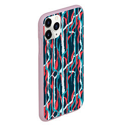 Чехол iPhone 11 Pro матовый Graffiti, цвет: 3D-розовый — фото 2