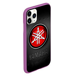 Чехол iPhone 11 Pro матовый Yamaha, цвет: 3D-фиолетовый — фото 2