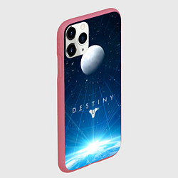 Чехол iPhone 11 Pro матовый Destiny Space, цвет: 3D-малиновый — фото 2