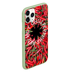 Чехол iPhone 11 Pro матовый Red Hot Chili Peppers, цвет: 3D-салатовый — фото 2