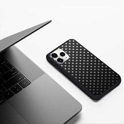 Чехол iPhone 11 Pro матовый Black Milk: Stars Black, цвет: 3D-черный — фото 2