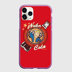 Чехол iPhone 11 Pro матовый Fallout: Nuka Cola, цвет: 3D-фиолетовый