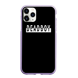 Чехол iPhone 11 Pro матовый DeadBoy, цвет: 3D-светло-сиреневый