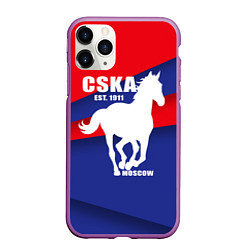 Чехол iPhone 11 Pro матовый CSKA est. 1911