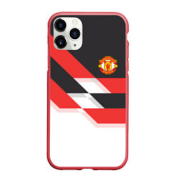 Чехол iPhone 11 Pro матовый Manchester United: Stipe