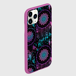 Чехол iPhone 11 Pro матовый Ловцы снов, цвет: 3D-фиолетовый — фото 2