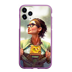 Чехол iPhone 11 Pro матовый HL: Alyx Vance, цвет: 3D-фиолетовый