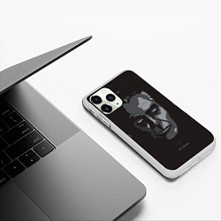 Чехол iPhone 11 Pro матовый G-Man Face, цвет: 3D-белый — фото 2