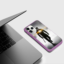 Чехол iPhone 11 Pro матовый Гордон Фримен, цвет: 3D-фиолетовый — фото 2